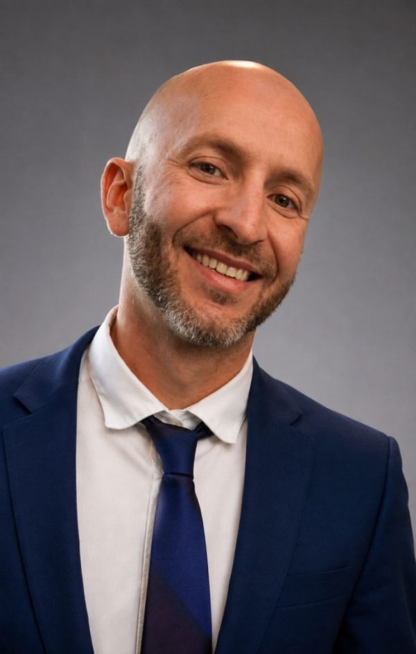Portrait of Francesco Perciballi, course leader for the Film Industry Short Course at ESE Rome Campus.